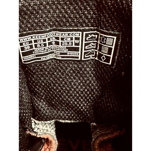 Keen Brown & Pink Waterproof Hiking Boots - Women's Size 8.5 - Picture 11 of 13